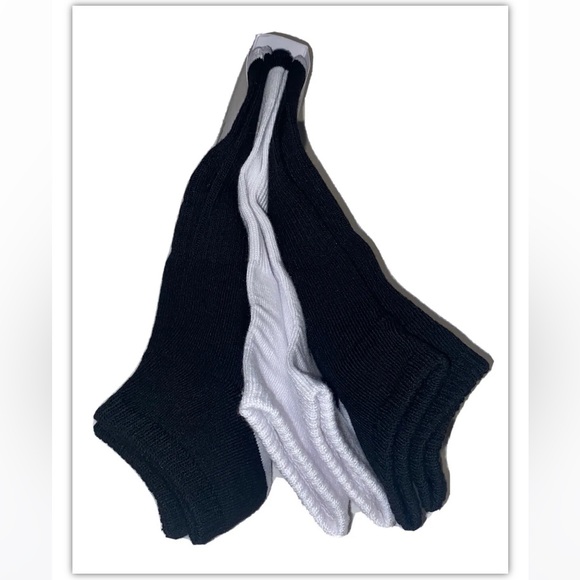 Neff No Show Socks 3 Pair Men’s 6.5-12 Black White w Logo Skate BMX Ride NEW! - Picture 9 of 11